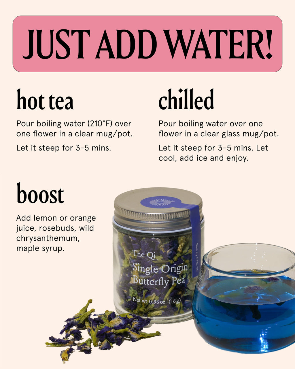 Butterfly Pea Tea – Single Origin Caffeine-Free Herbal Flower