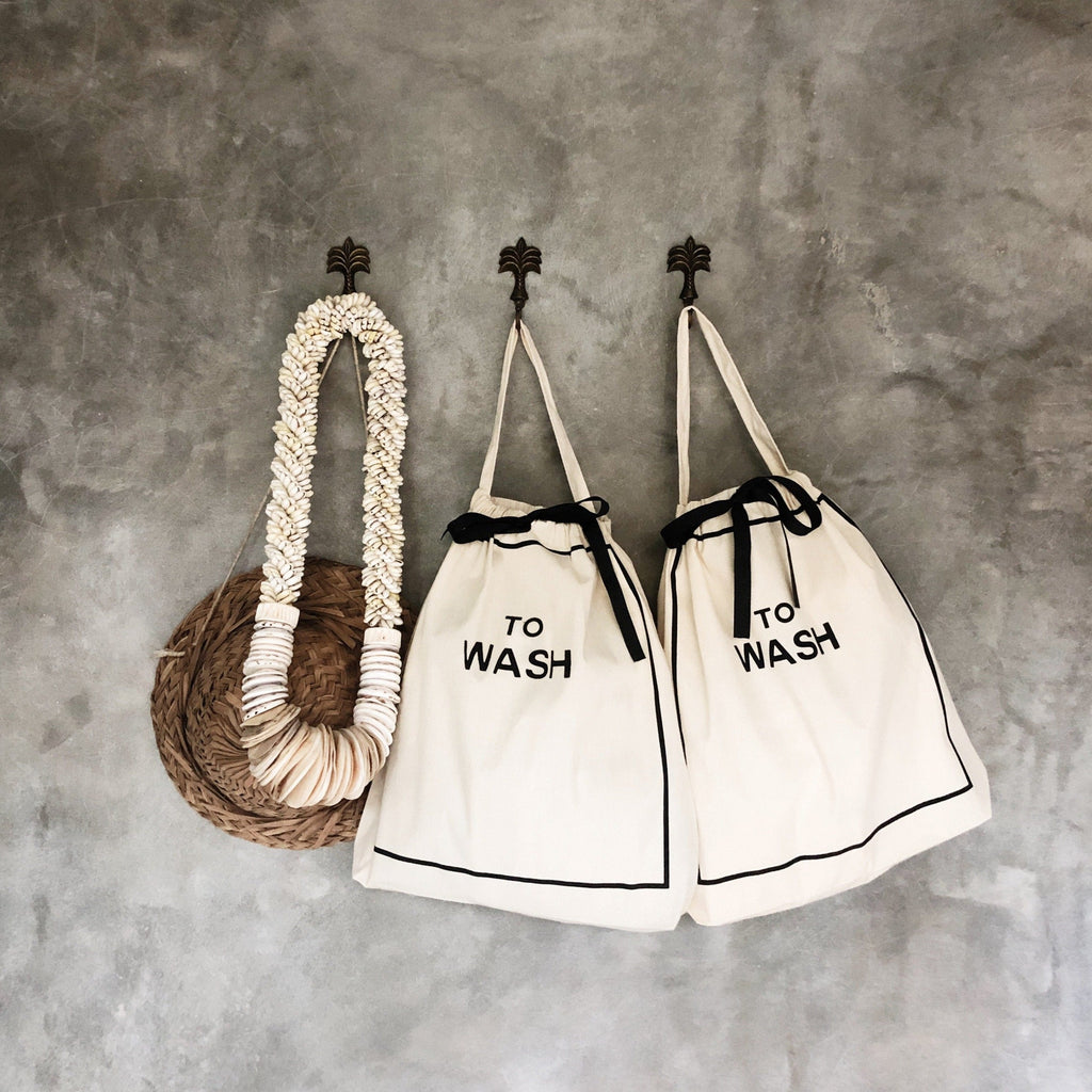 To Wash Laundry Bag – Cream