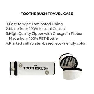 Toothbrush Travel Case – Cream