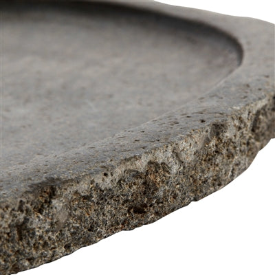 Muubs Valley Riverstone Tray — Handmade Natural Stone Serving Dish (16
