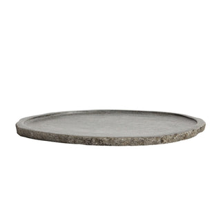 Muubs Valley Riverstone Tray — Handmade Natural Stone Serving Dish (16