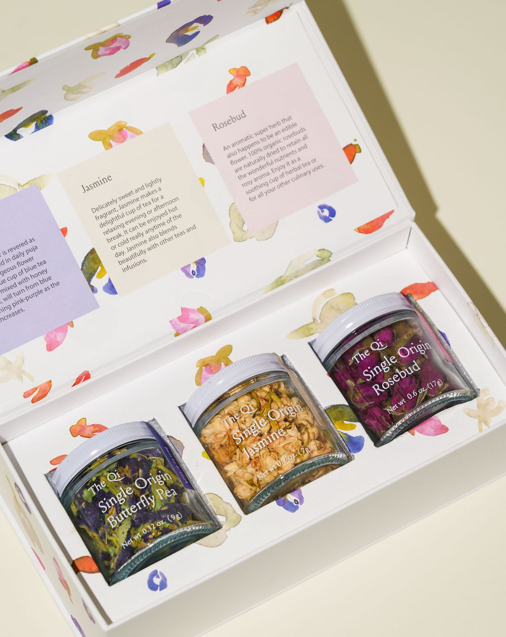 Trio Petite Flower Teas Set – New York Botanical Garden × The Qi (Limited Edition)