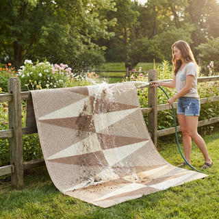 Tucson Natural Geometric Reversible Outdoor Patio Rug