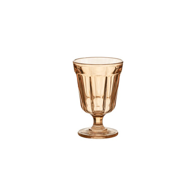 COSTA NOVA Gomos Water Glass, Bottle Green / Blush – Contemporary Colored Glass for Chic Dining