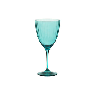 COSTA NOVA Sensa Water Glass, Bottle Green / Pink Magnolia / Smoked Grey / Turquoise – Elegant Colored Glass for Modern Dining