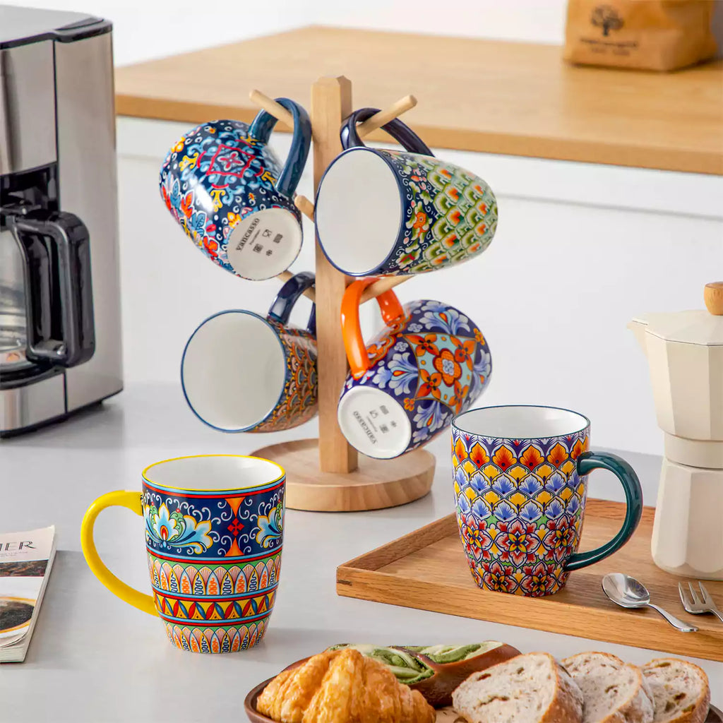 Simi Porcelain Mugs – Set of 6