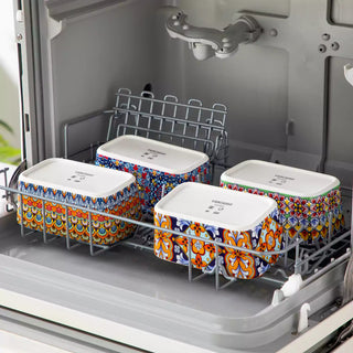 Simi Porcelain Butter Dish with Bamboo Lid