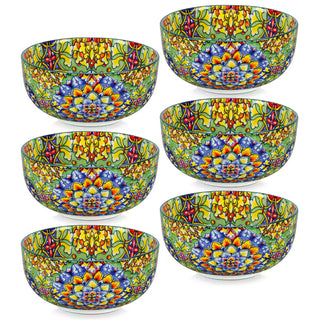 Simi 28oz Double-Sided Porcelain Bowls – Set of 6