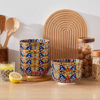 Simi 28oz Double-Sided Porcelain Bowls – Set of 6