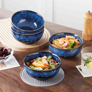 Starry 24oz Reactive Glaze Cereal Bowls – Set of 4