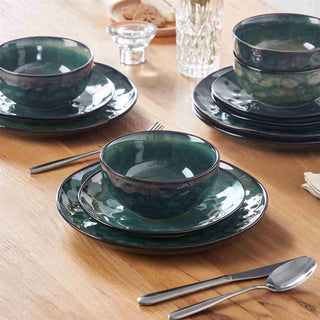 Starry 12 Piece Stoneware Dinnerware Set – Service for 4