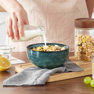 Starry 24oz Reactive Glaze Cereal Bowls – Set of 4