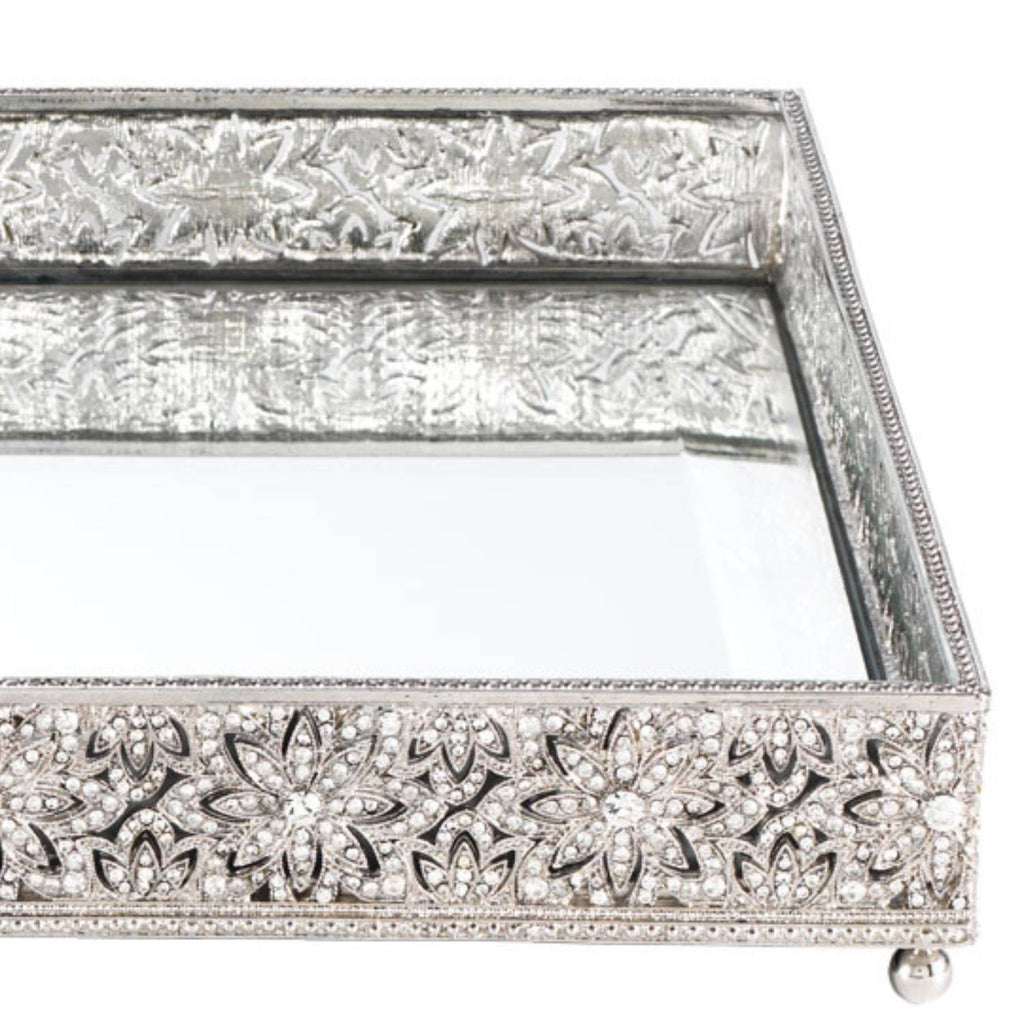 Large Windsor Beveled Mirror Vanity Tray
