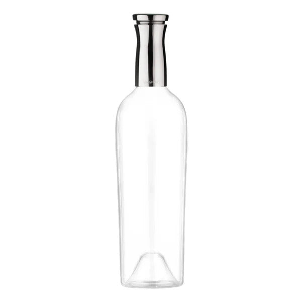 Vagnbys® 7-1 Stainless Steel Wine Decantiere with Borosilicate Glass Carafe – 0.9L