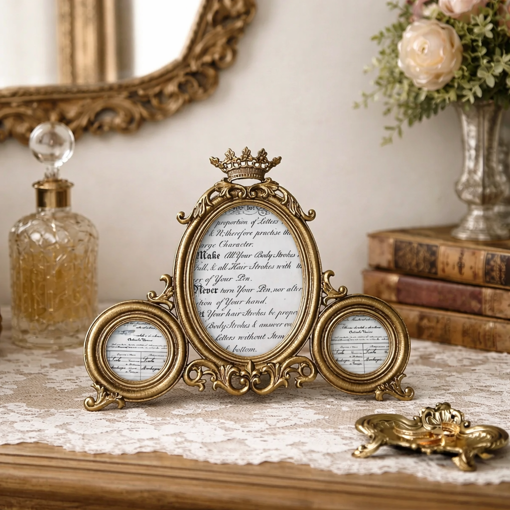 Vintage-Inspired Retro Decorative Picture Frame