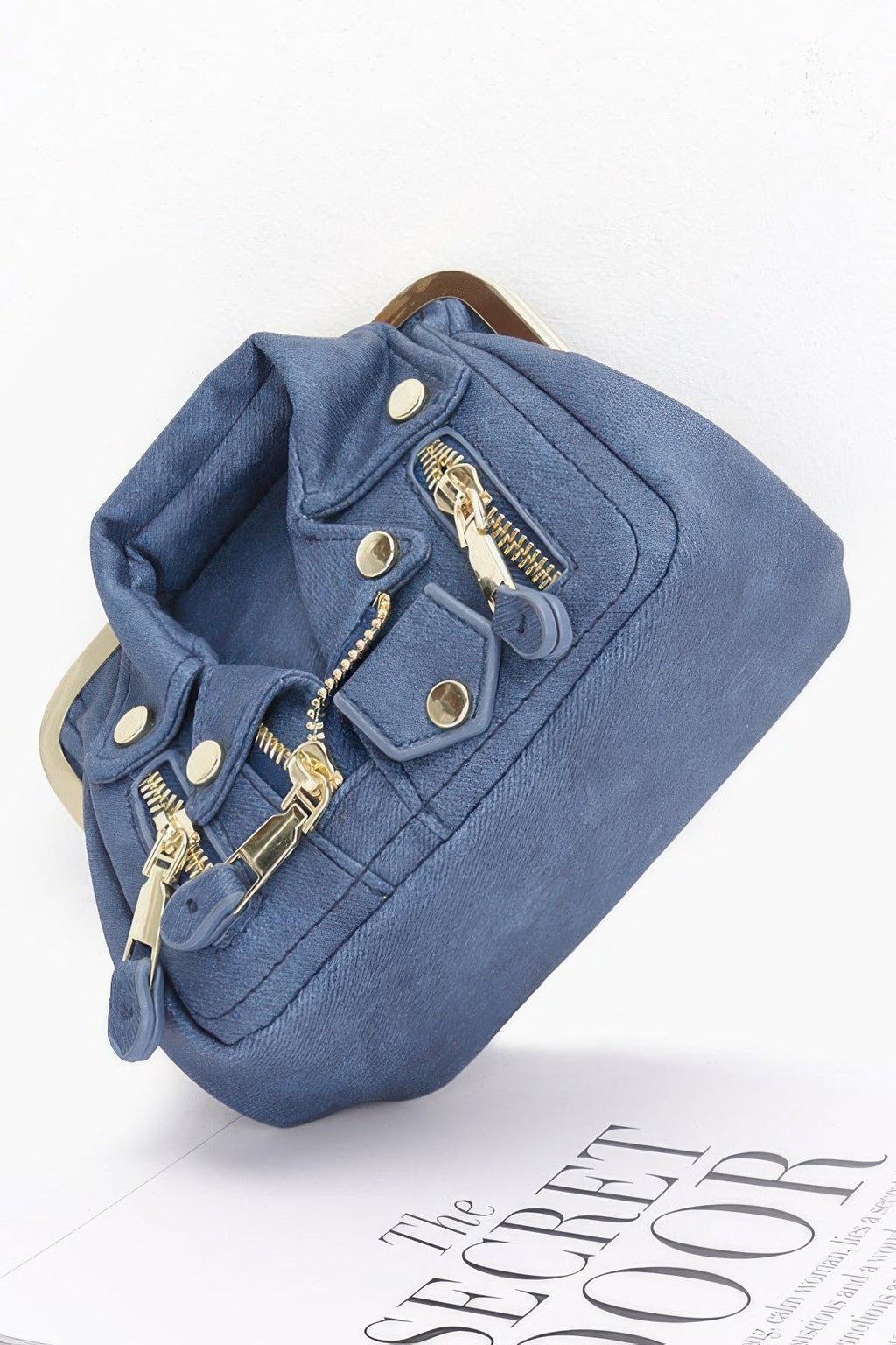 Denim Jacket Crossbody Bag – Light or Dark Blue