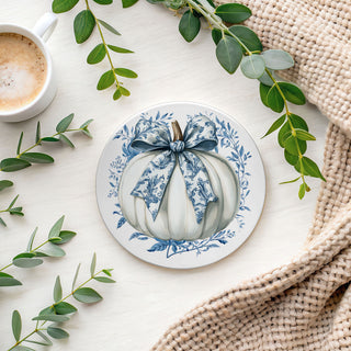 Blue & White Chinoiserie Halloween Coasters – Set of 8 Designs