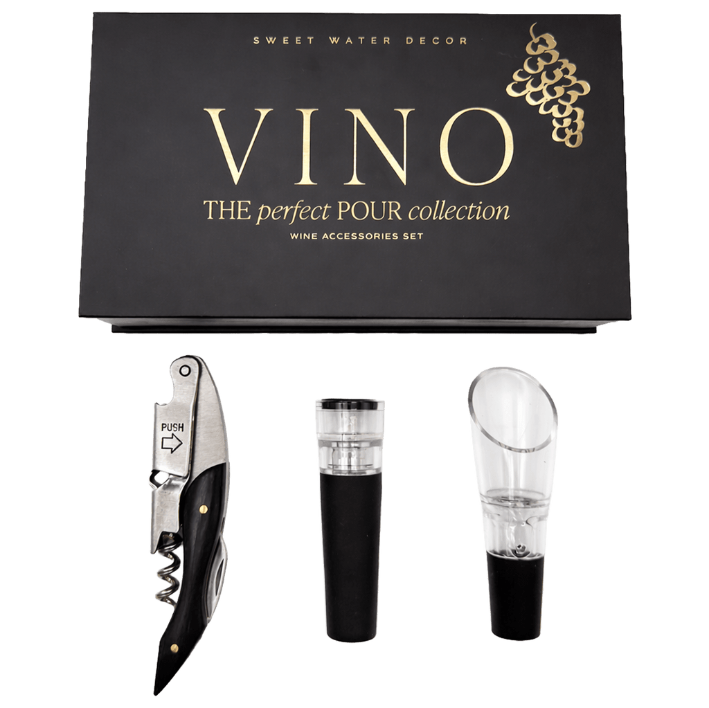 Wine Accessory Tool Set in Book-Style Box – 3 Piece