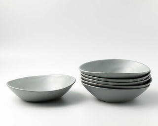 HAAND Ripple Pasta Bowl – Handcrafted Porcelain Serving Bowl
