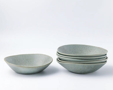 HAAND Ripple Pasta Bowl – Handcrafted Porcelain Serving Bowl