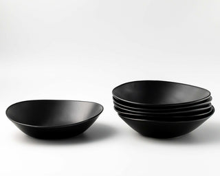 HAAND Ripple Pasta Bowl – Handcrafted Porcelain Serving Bowl