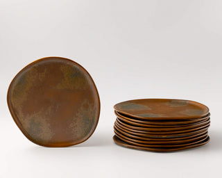 HAAND Ripple Salad Plate – Handcrafted Porcelain Plate