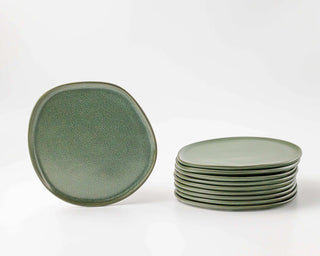 HAAND Ripple Salad Plate – Handcrafted Porcelain Plate