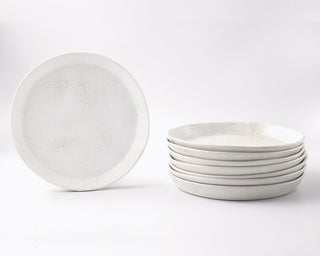 HAAND Skali Dinner Coupe Plate – Handcrafted Porcelain Dinner Plate