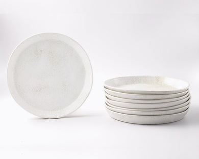 HAAND Skali Dinner Coupe Plate – Handcrafted Porcelain Dinner Plate