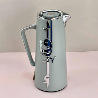Liqa'a - Vacuum Flask / Thermos - Grey & Silver