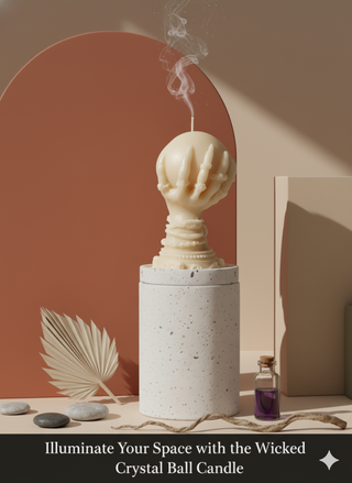 Wicked Crystal Ball Candle – Mystical Soy Candle