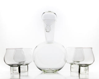 HAAND Livia Carafe – Hand-Blown Glass Wine & Water Carafe
