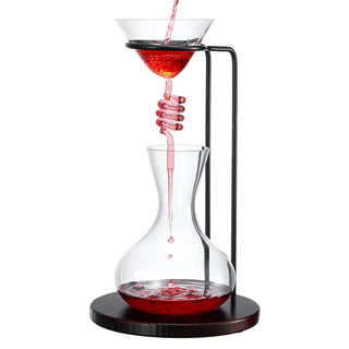 Wine Tower Decanting & Aerator Set – Dual Aerators