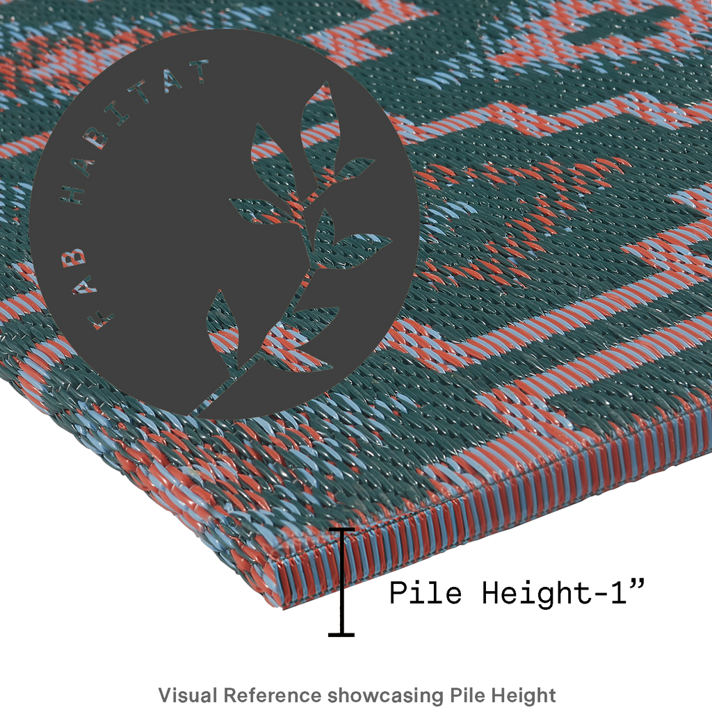 Lhasa Green Recycled Plastic Outdoor Doormat – 24″ x 36″