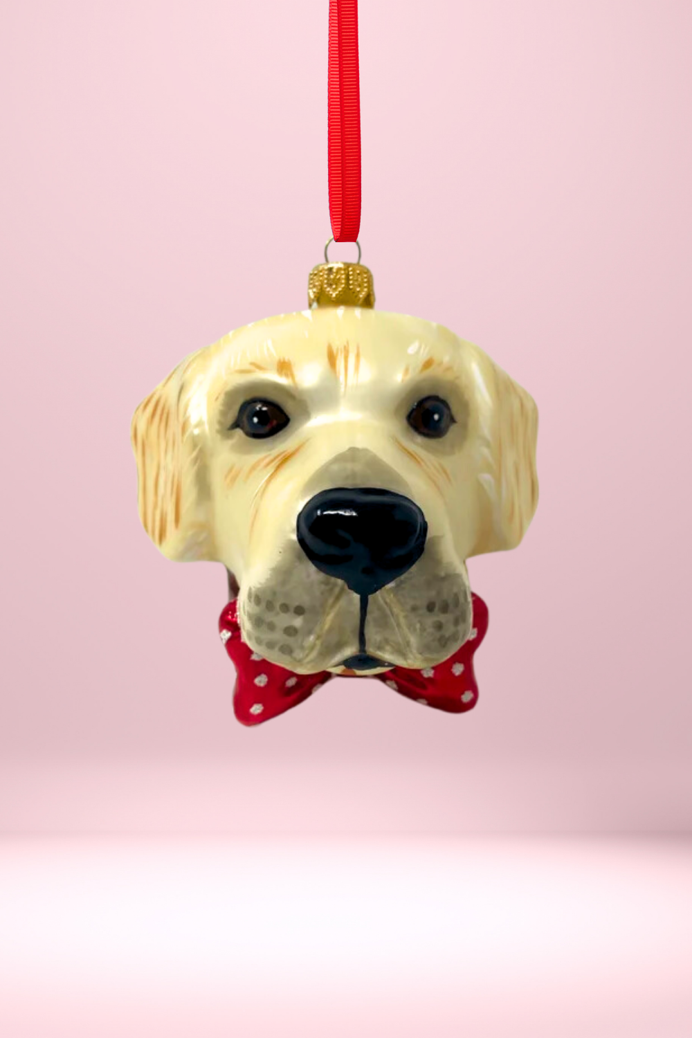 Golden Labrador Glass Christmas Ornament – Kenzie’s Signature Collection
