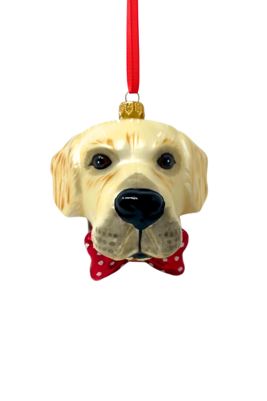 Golden Labrador Glass Christmas Ornament – Kenzie’s Signature Collection