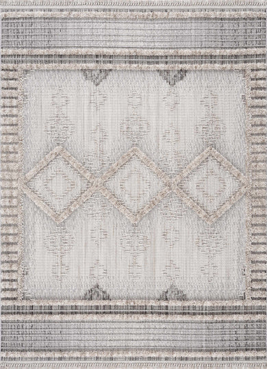 Amaga High Low Rustic Rug – Textured Modern Washable Area Carpet