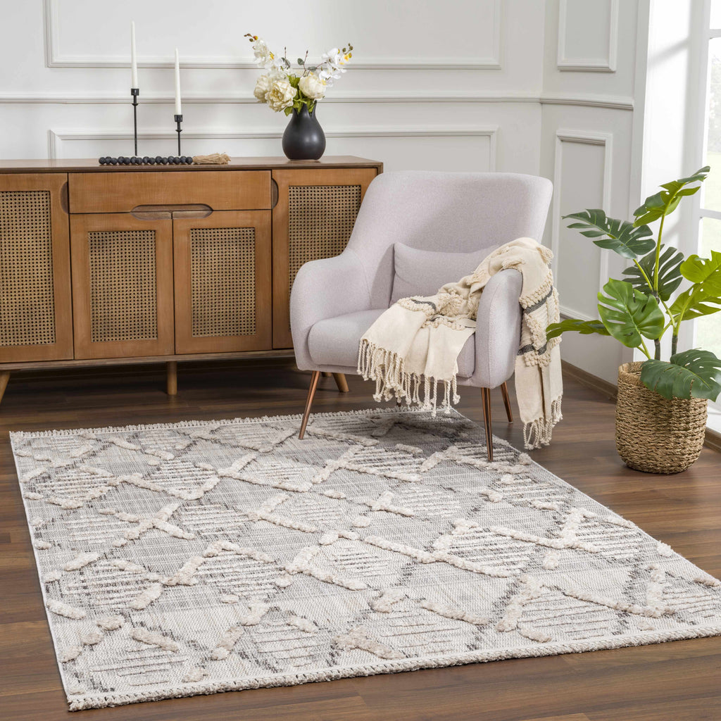 Bogtong High Low Rustic Rug – Soft Textured Modern Area Carpet
