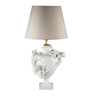 ABISSISSIAN WHITE TABLE LAMP BY ANTONIO FULLIN - Anara Lifestyle