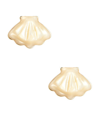 Acrylic Shell Stud Earrings