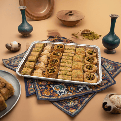 Baklava Assortment Mix with Pistachio – Premium Middle Eastern Dessert Gift Box