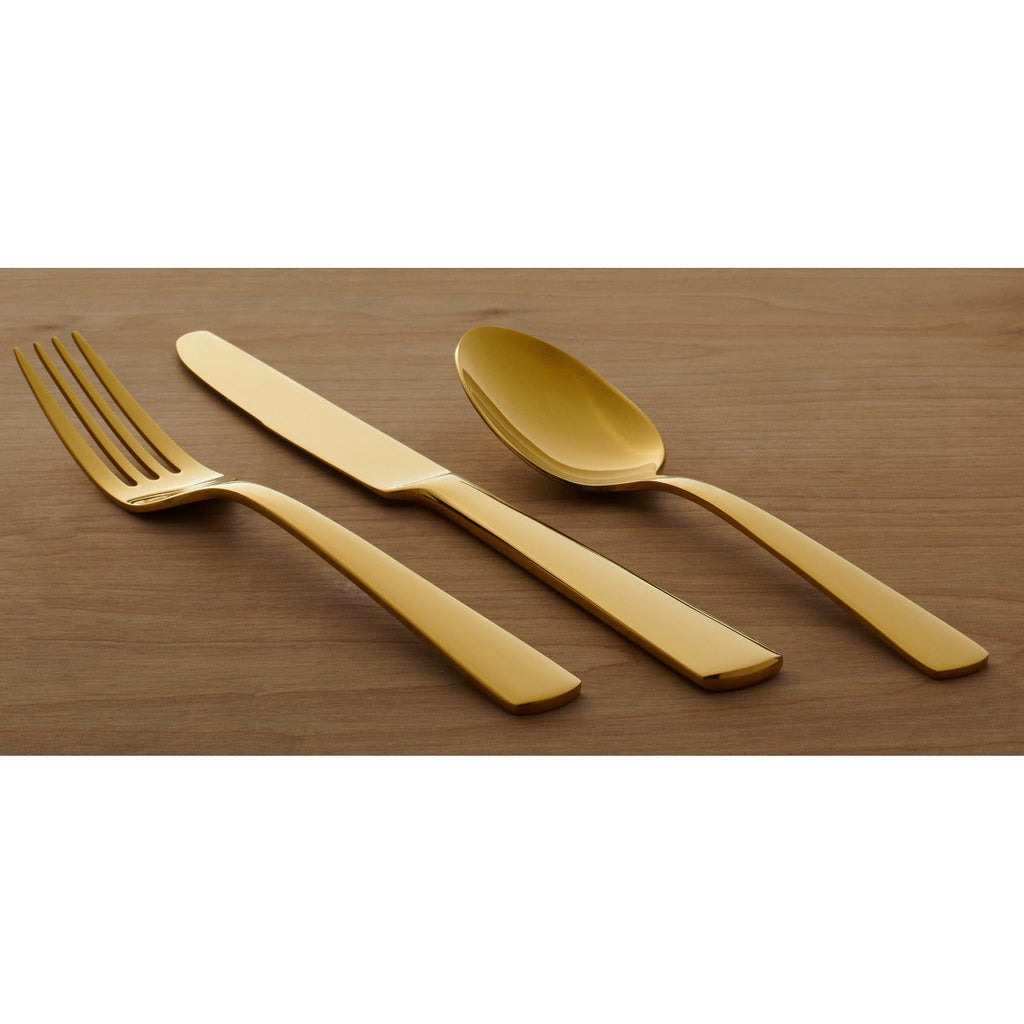 Oneida Aptitude Gold 20-Piece Flatware Set, 18/0 stainless steel (view 6)