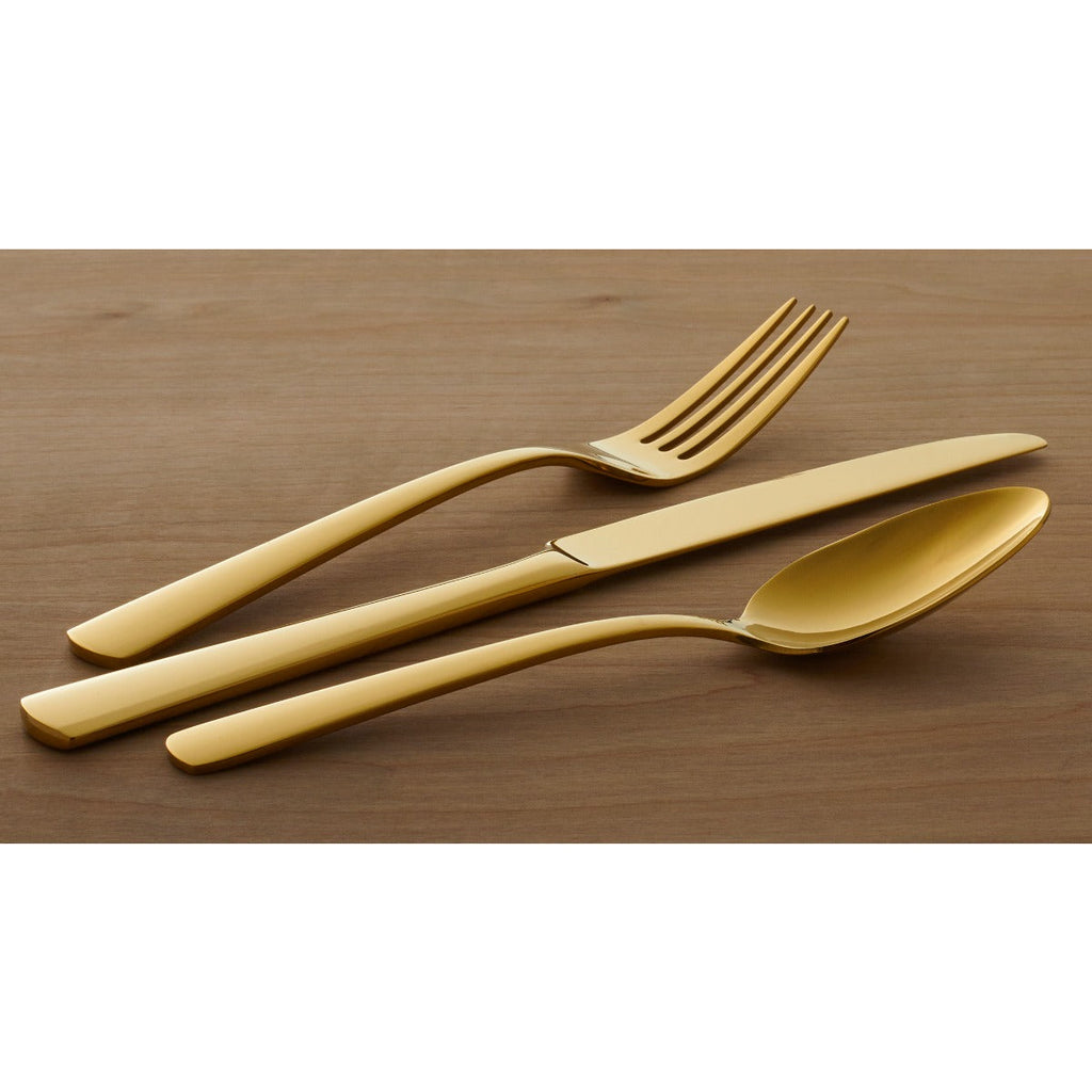 Oneida Aptitude Gold 20-Piece Flatware Set, 18/0 stainless steel (view 4)