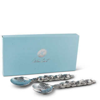 Bunny Metal Salad Serving Set for Spring Table