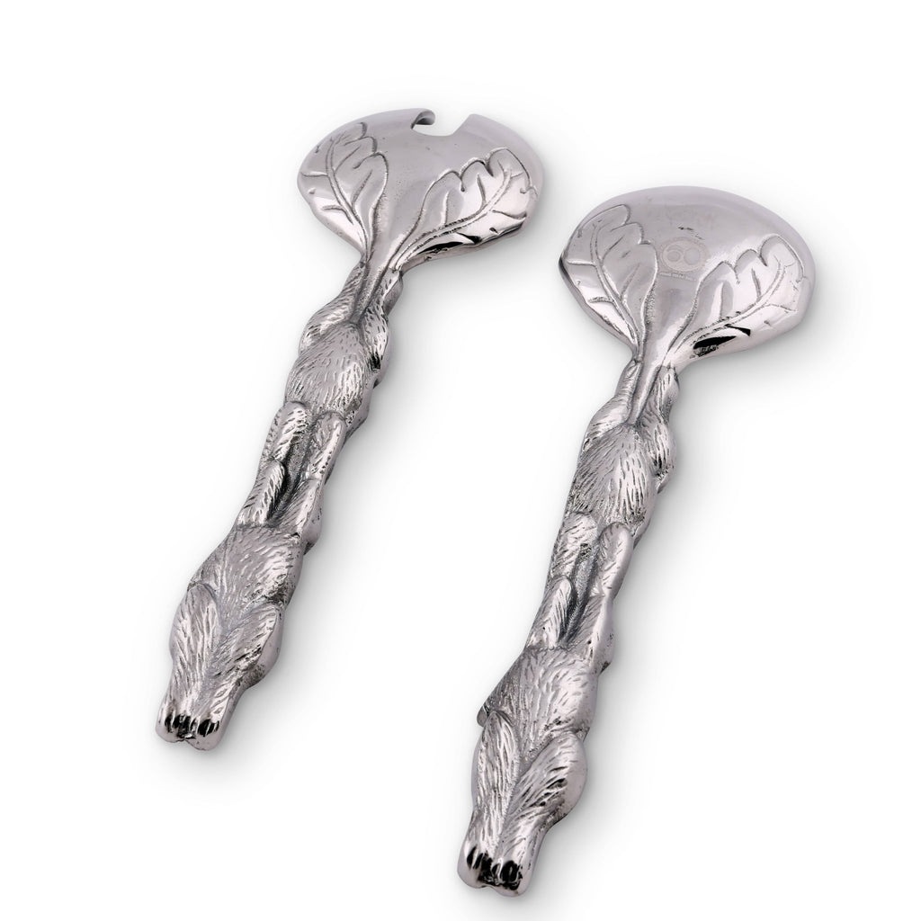 Bunny Metal Salad Serving Set for Spring Table