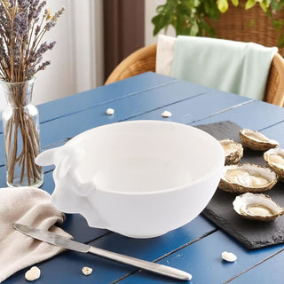 Porcelain Climbing Bunny Candy & Dip Bowl for Easter Table