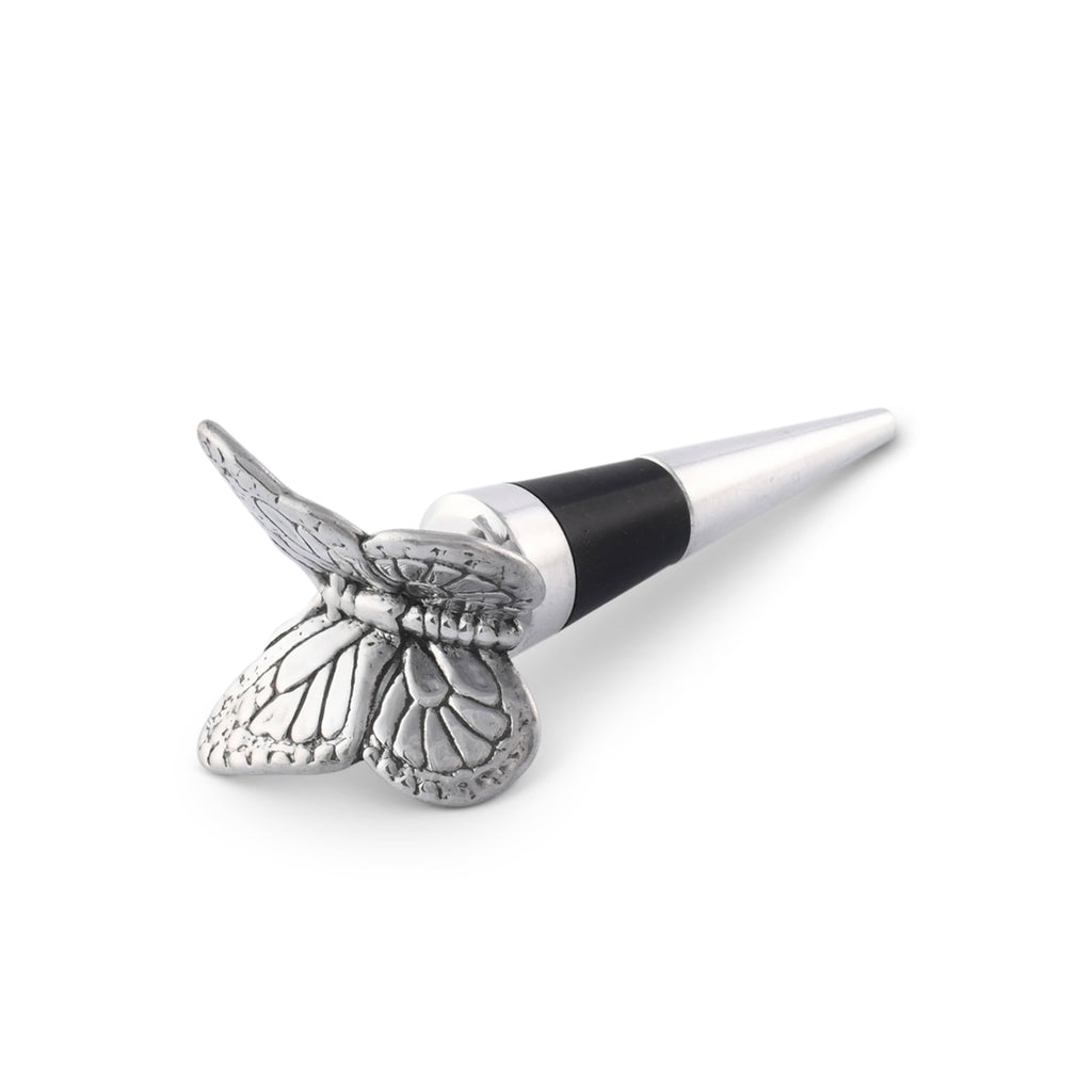 Butterfly Bottle Stopper in Sculptural Metal