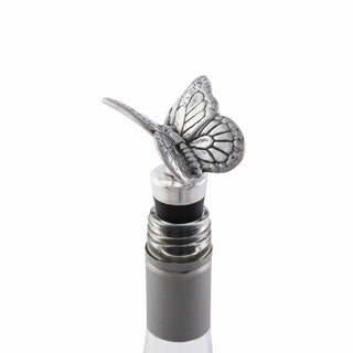 Butterfly Bottle Stopper in Sculptural Metal