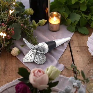 Butterfly Bottle Stopper in Sculptural Metal