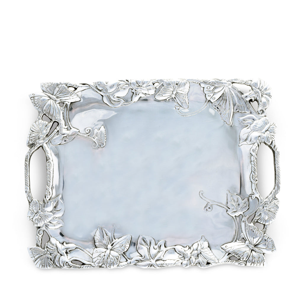 Butterfly Clutch Tray in Sculptural Metal